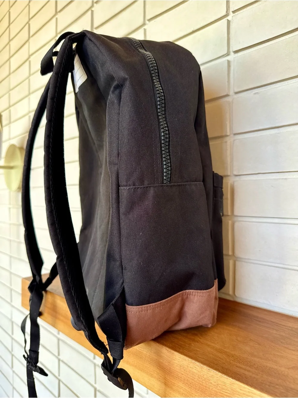 Herschel Heritage Backpack Black Tan * 24L * Signature Diamond